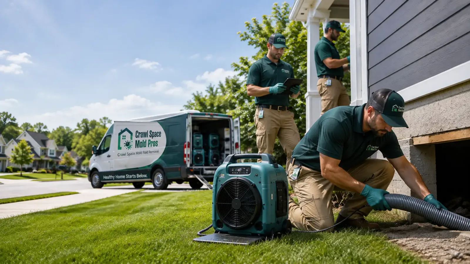Crawl Space Mold Removal in Albia, IA